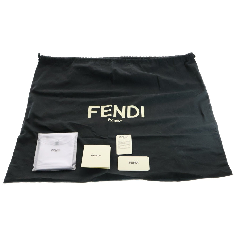 FENDI(フェンディ) ピーカブー ラージ 2WAYバッグ ハンドバッグ ショルダーバッグ ブラック ゴールド金具 レザー 8BN210
