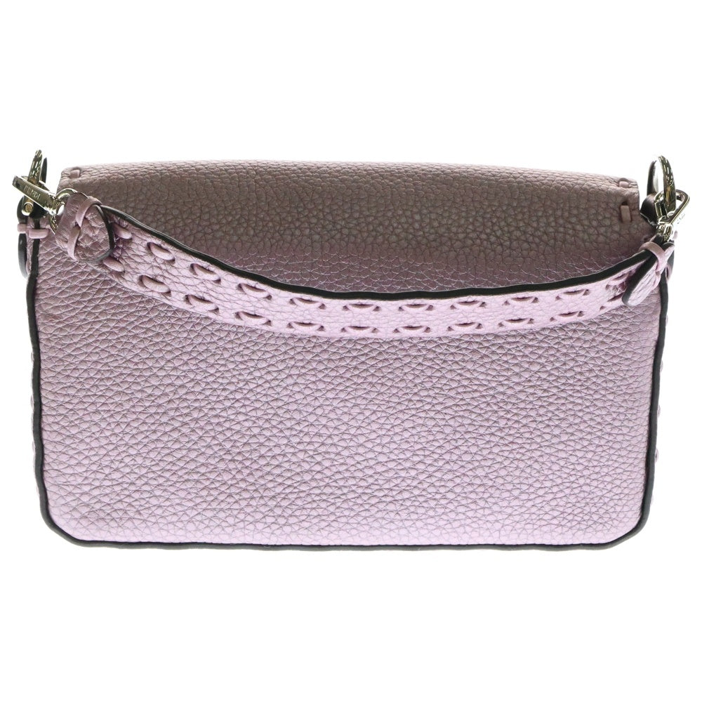 FENDI(フェンディ) ズッカ マンマバケット 2WAYバッグ ハンドバッグ ミニバッグ ショルダーバッグ メタリックパープル メタリックピンク 8BS017 AT0G F0G45