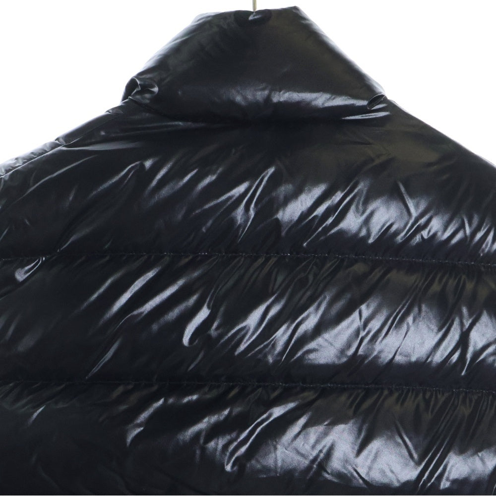 MONCLER(モンクレール) TIB ティブ ワッペンロゴ ジップアップ ダウンベスト ブラック F20911A53800 68950