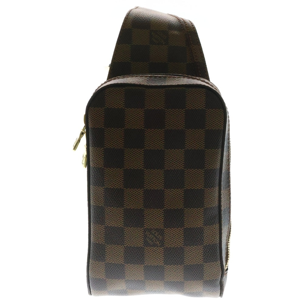 LOUIS VUITTON(ルイヴィトン) ダミエ ジュロニモス ウエストバッグ ボディバッグ ショルダーバッグ ブラウン PVC ゴールド金具 N51994