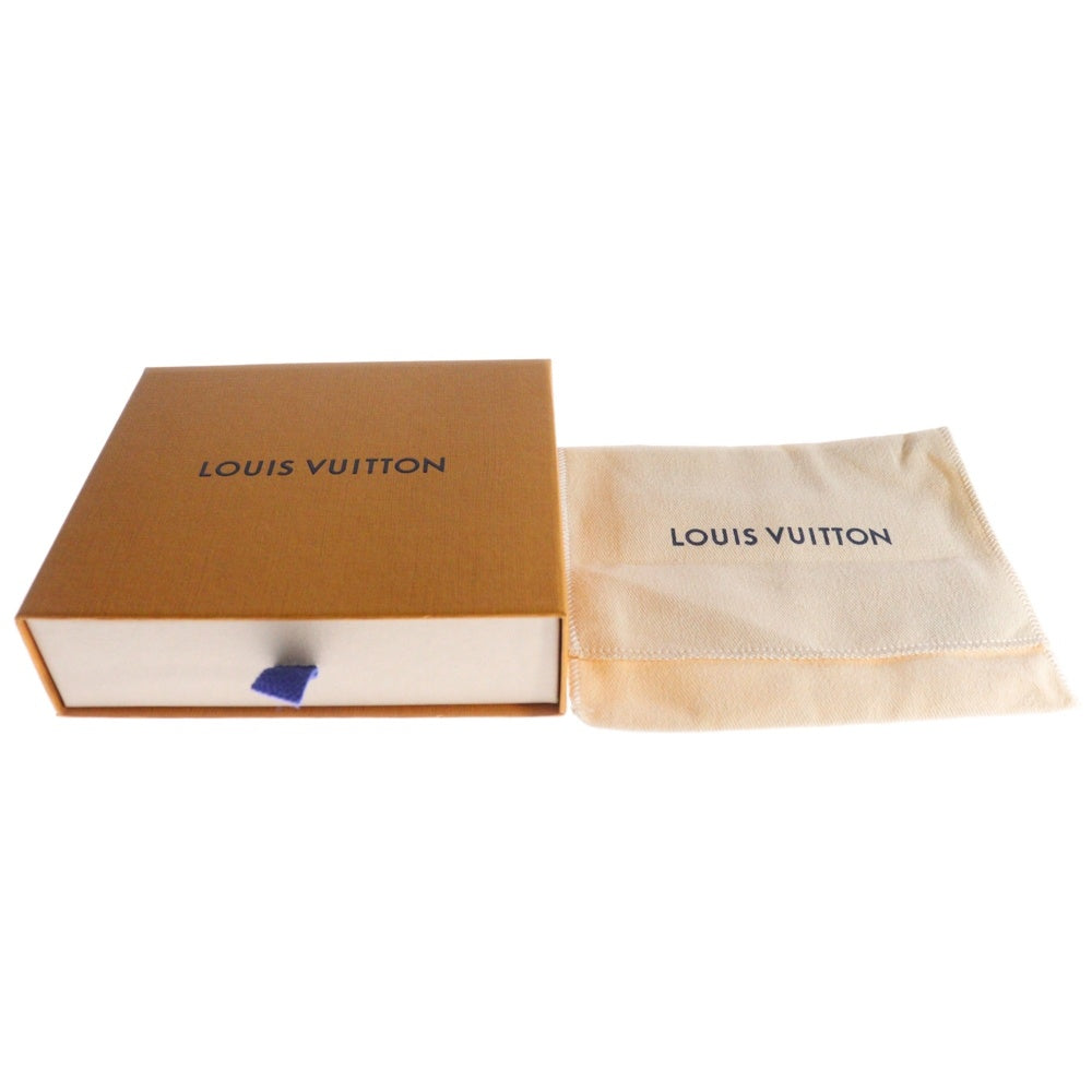 LOUIS VUITTON(ルイヴィトン) LVヴェルティカル コンパクトウォレット 二つ折り財布 コインケース ゴールド金具 オランプブルー レザー M83572