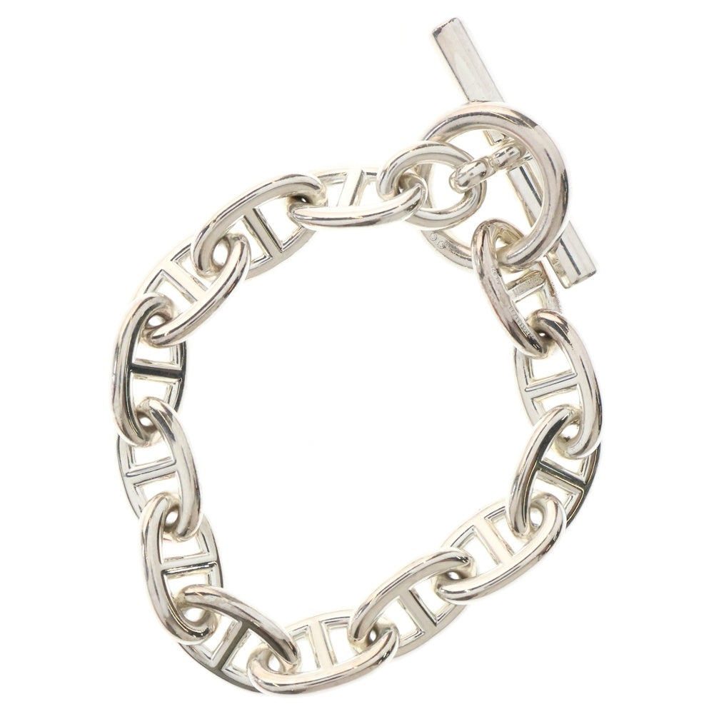 HERMES(エルメス) Chaine d'Ancre TGM シェーヌダンクル 13コマ ブレスレット Ag925 SV シルバー アクセサリー