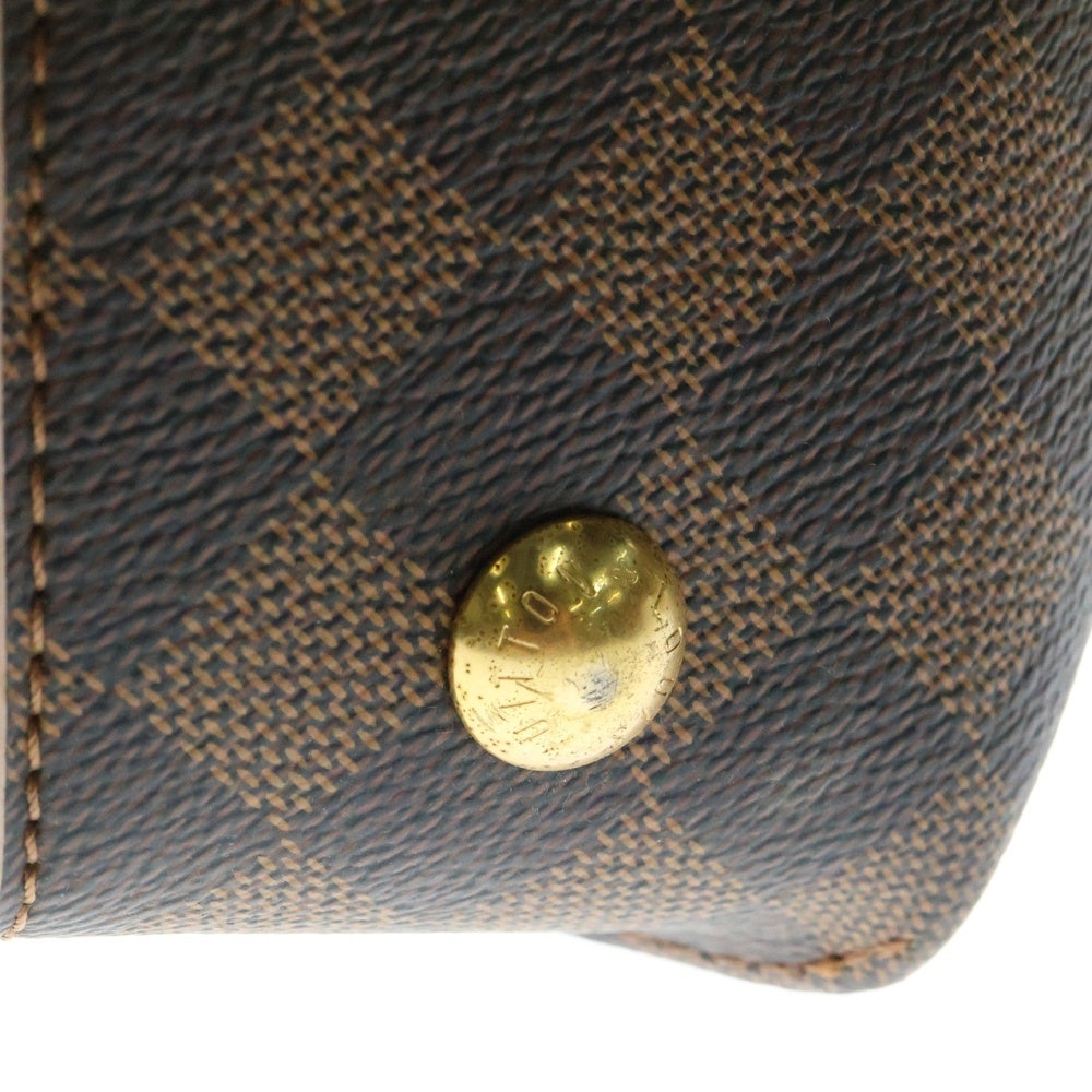 LOUIS VUITTON(ルイヴィトン) ダミエ カイサ・ホーボー トートバッグ ハンドバッグ ブラウン×ピンク ゴールド金具 レザー×PVC N41556