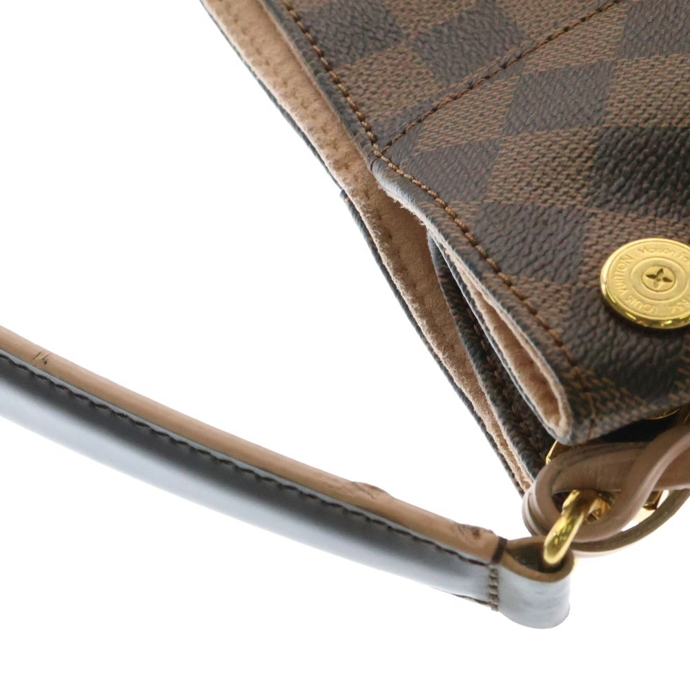 LOUIS VUITTON(ルイヴィトン) ダミエ カイサ・ホーボー トートバッグ ハンドバッグ ブラウン×ピンク ゴールド金具 レザー×PVC N41556
