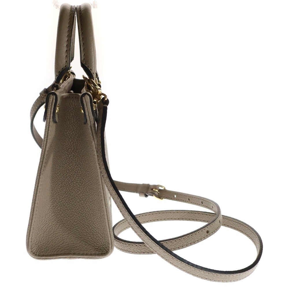 LOUIS VUITTON(ルイヴィトン) モノグラムアンプラント オンザゴーBB 2WAY レザーショルダーバッグ ハンドバッグ ベージュ レディース M47054