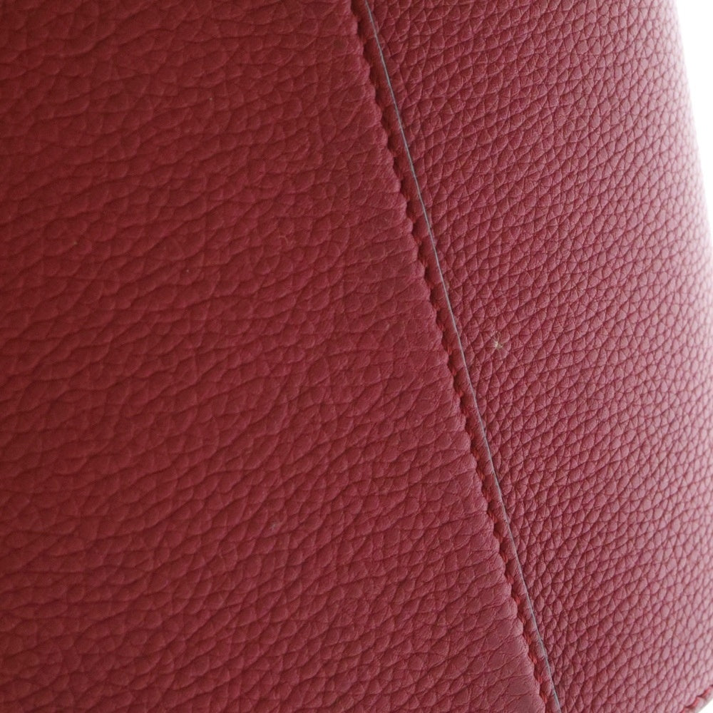LOEWE(ロエベ) ハンモック スモール 2WAYバッグ ショルダーバッグ ハンドバッグ ワインレッド シルバー金具 レザー