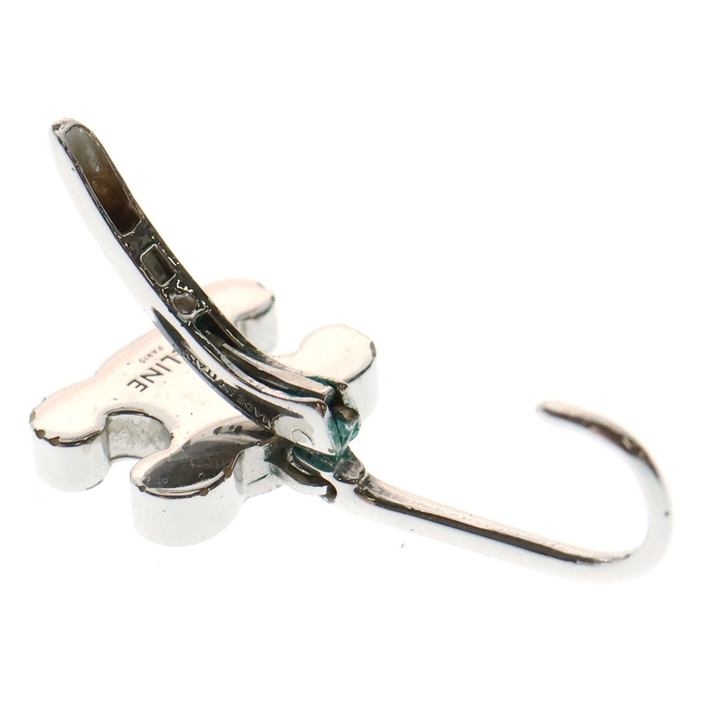 CELINE(セリーヌ) トリオンフ ラインストーン ピアス シルバー メタル アクセサリー レディース