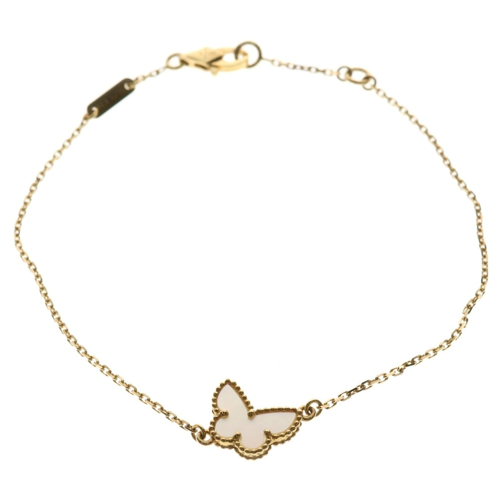 Van Cleef & Arpels(ヴァンクリーフアンドアーペル) パピヨン ブレスレット マザーオブパール イエローゴールド Au750YG VCARF69000 ジュエリー アクセサリー