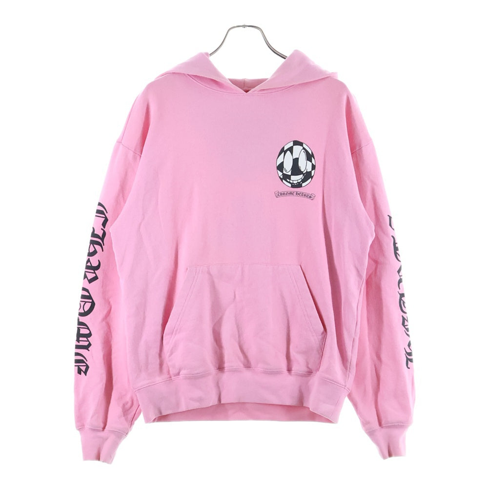 CHROME HEARTS(クロムハーツ) MATTY BOY PPO VANITY AFFAIR HD PLVR バニティーアフェア コットン マッティボーイ バックプリントプルオーバーパーカー ピンク M