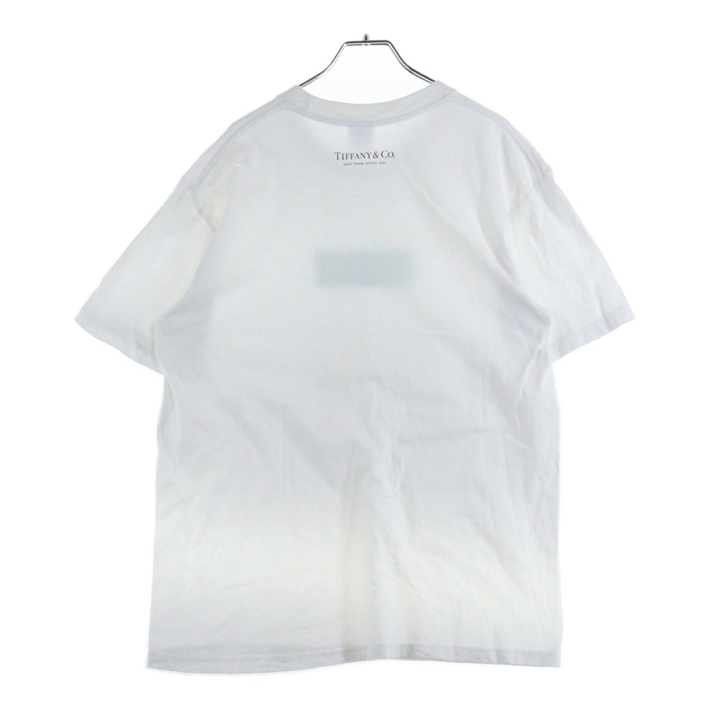 SUPREME(シュプリーム) 21AW ×TIFFANY&CO. Box Logo Tee ティファニー ボックスロゴ 半袖Tシャツ カットソー ホワイト