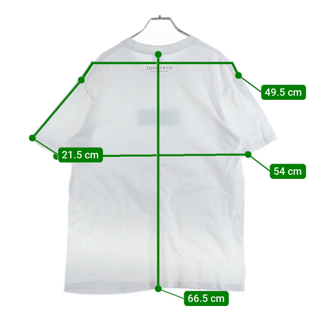 SUPREME(シュプリーム) 21AW ×TIFFANY&CO. Box Logo Tee ティファニー ボックスロゴ 半袖Tシャツ カットソー ホワイト