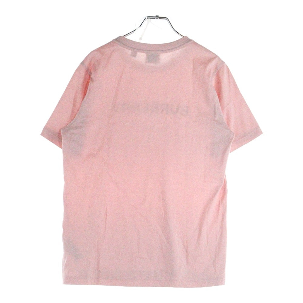 BURBERRY(バーバリー) フロントロゴプリント クルーネック 半袖Tシャツ カットソー ピンク 8067529
