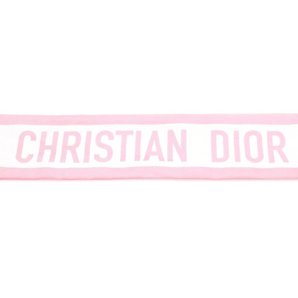 Christian Dior(クリスチャンディオール) ミッツァ スカーフ ツイリー スカーフ ピンク フラワー 花柄 シルク