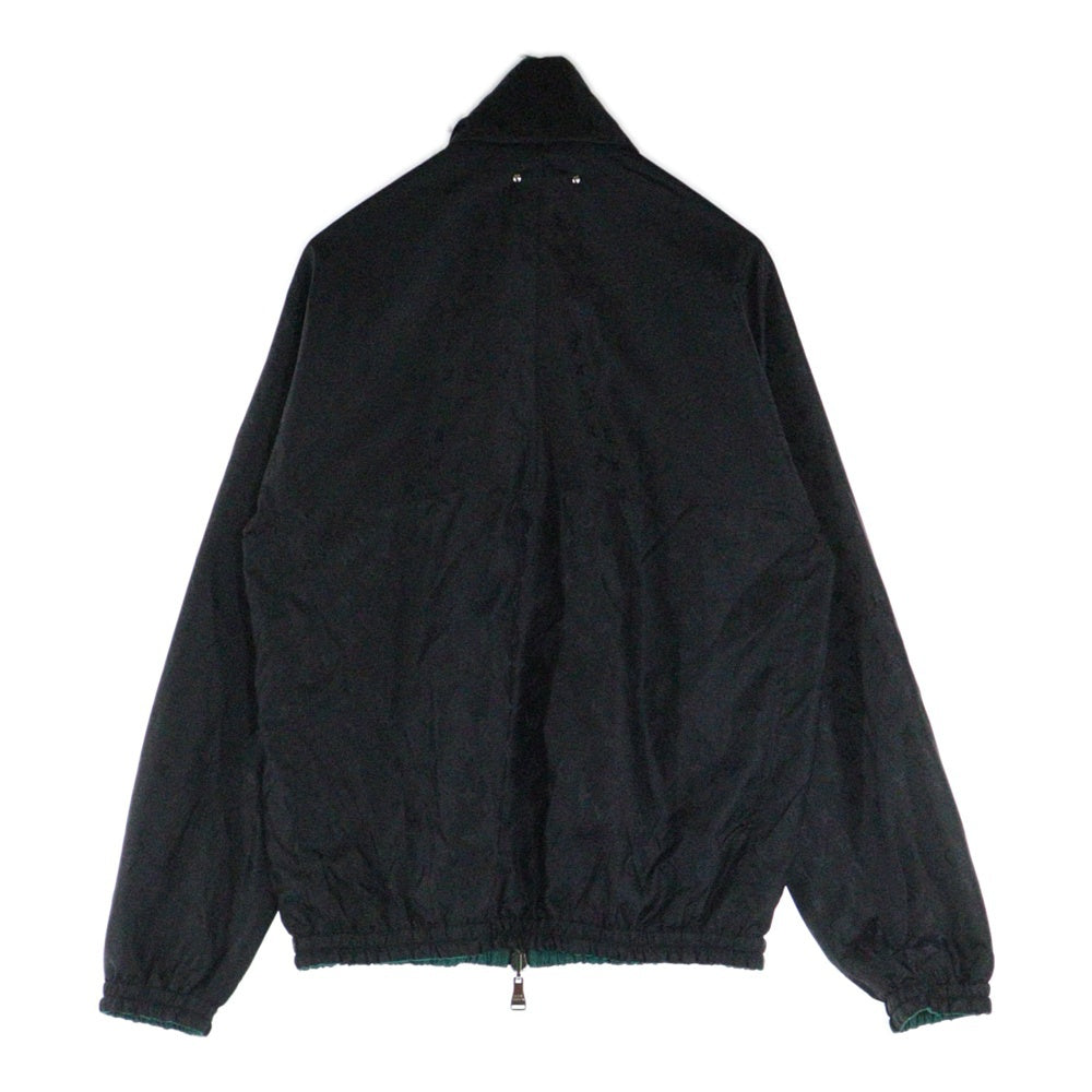 LOUIS VUITTON(ルイヴィトン) 19AW モノグラム シャドウ リバーシブル ジップアップ ナイロンジャケット ウィンドブレーカー ブラック/グリーン HGB46WPIS