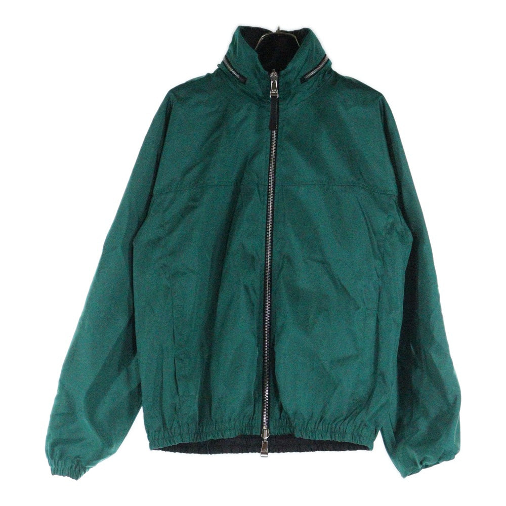 LOUIS VUITTON(ルイヴィトン) 19AW モノグラム シャドウ リバーシブル ジップアップ ナイロンジャケット ウィンドブレーカー ブラック/グリーン HGB46WPIS