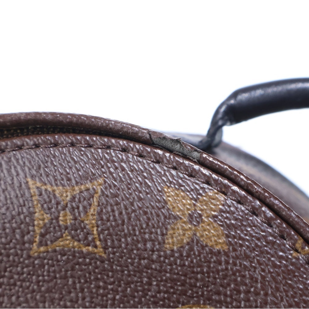 LOUIS VUITTON(ルイヴィトン) モノグラム パームスプリングスMINI レザーバックパック リュック ブラウン レディース M44873