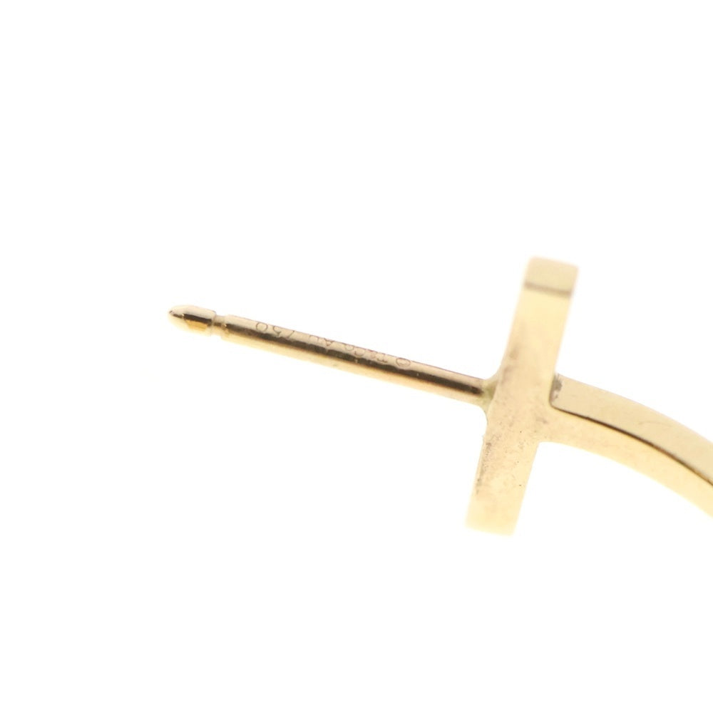 TIFFANY&Co(ティファニー) Tワイヤー フープピアス ピンクゴールド Au750PG ジュエリー アクセサリー