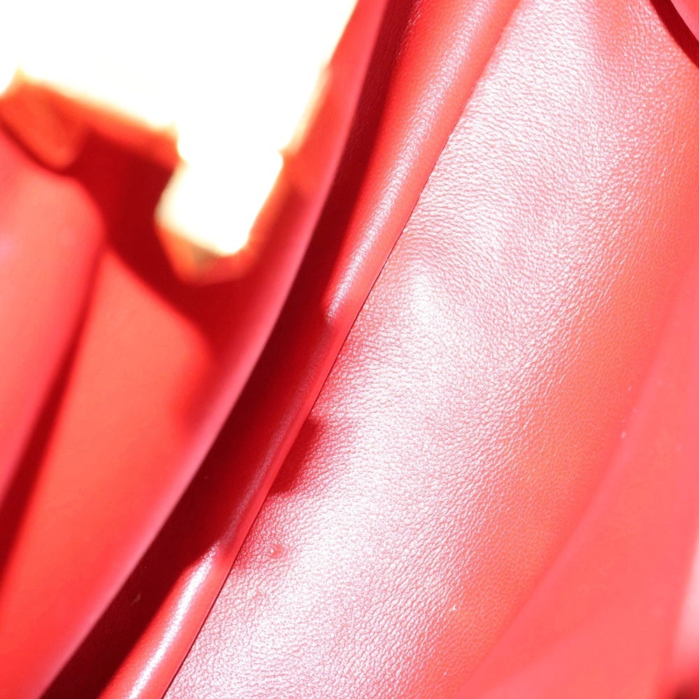 VALENTINO(ヴァレンティノ) カラヴァーニ ローマンスタッズ 2WAY レザーハンドバッグ チェーンショルダーバッグ レッド レディース