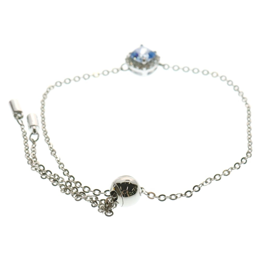 SWAROVSKI(スワロフスキー) 水色石 ブレスレット シルバー メタル アクセサリー