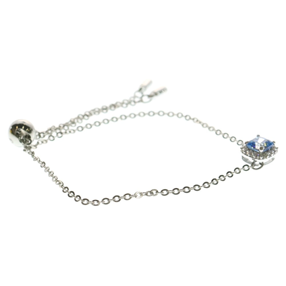 SWAROVSKI(スワロフスキー) 水色石 ブレスレット シルバー メタル アクセサリー