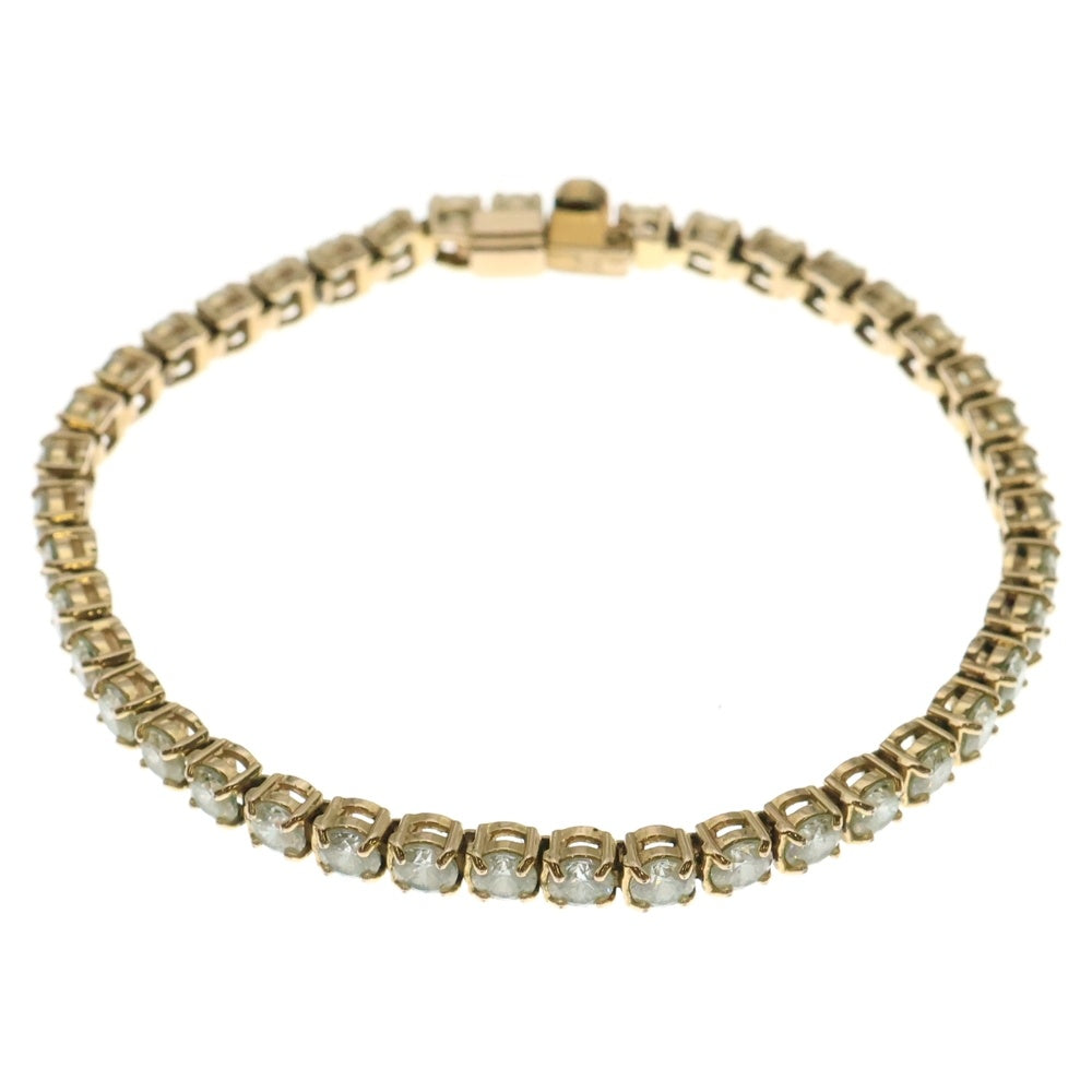 SWAROVSKI(スワロフスキー) クリスタル チェーン ブレスレット ゴールド レディース〇