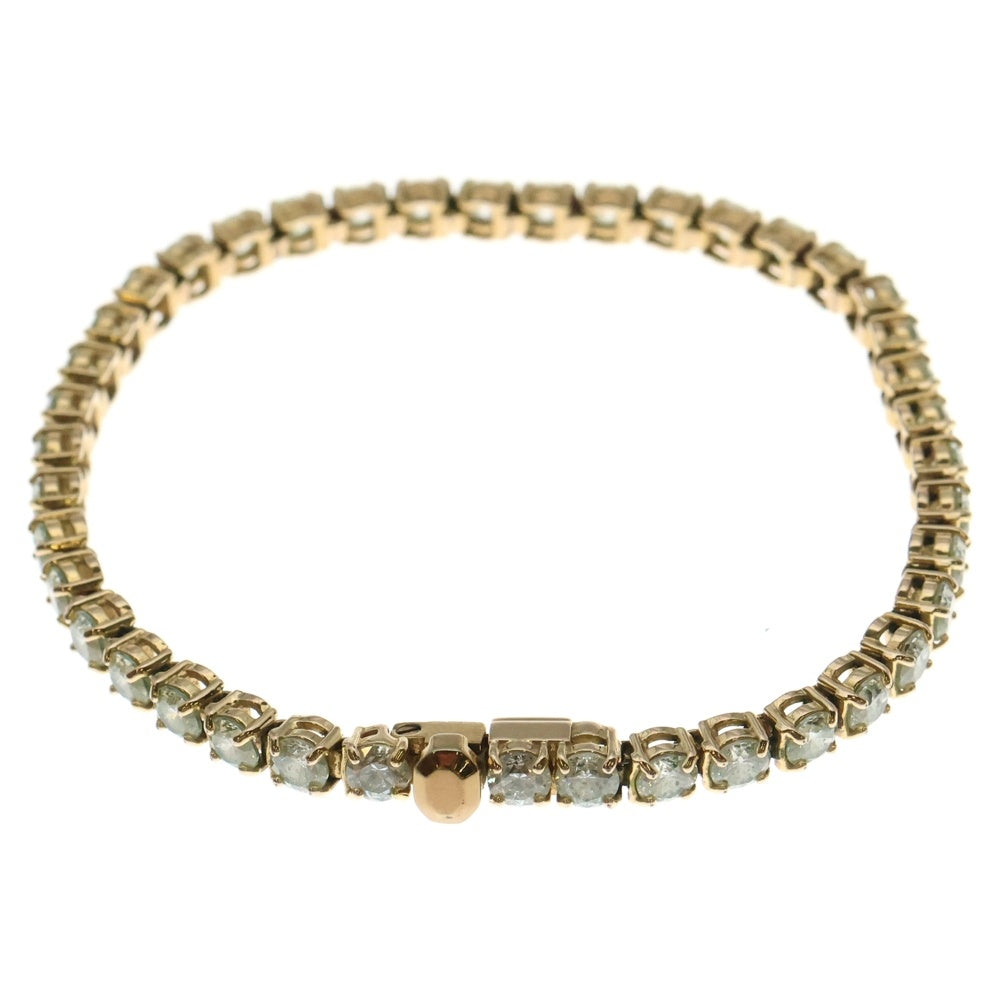 SWAROVSKI(スワロフスキー) クリスタル チェーン ブレスレット ゴールド レディース〇