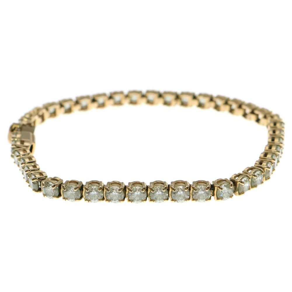 SWAROVSKI(スワロフスキー) クリスタル チェーン ブレスレット ゴールド レディース〇