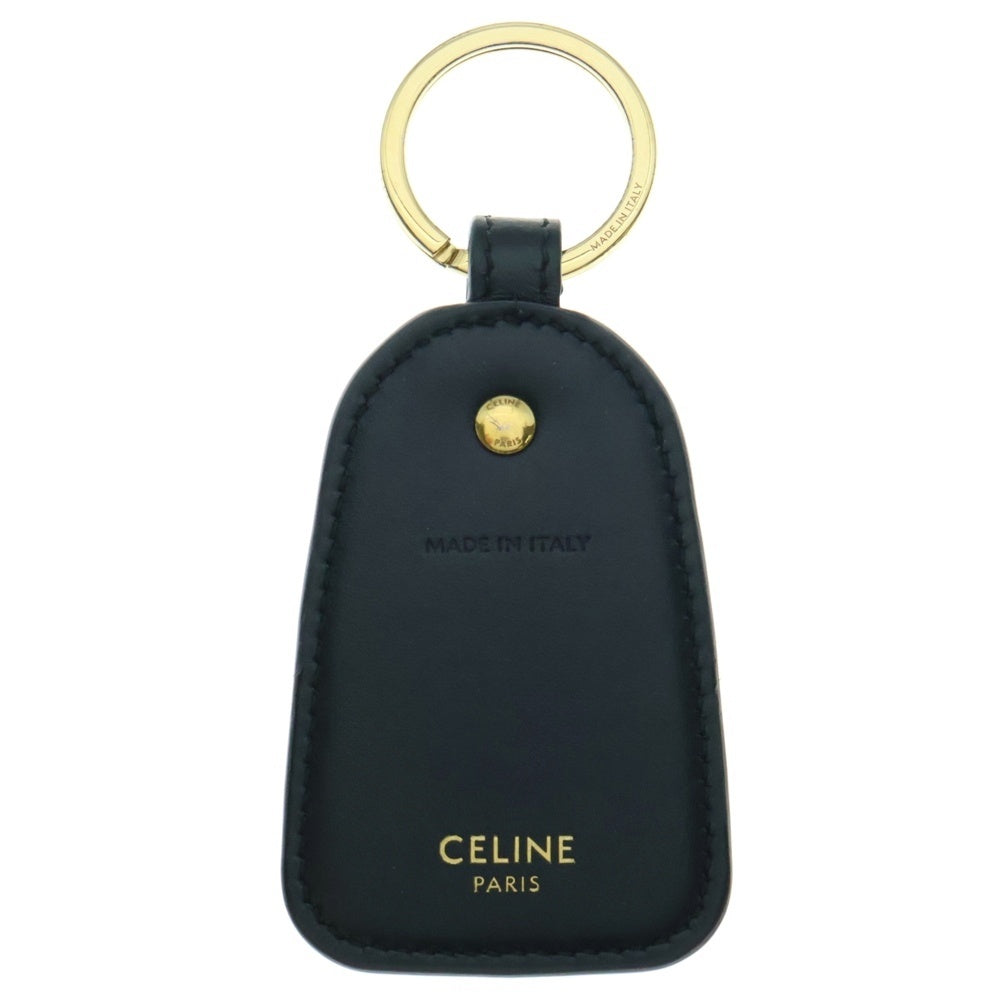 CELINE(セリーヌ) トリオンフ レザーキーリング チャーム ブラウン 10D362BT8.38NO