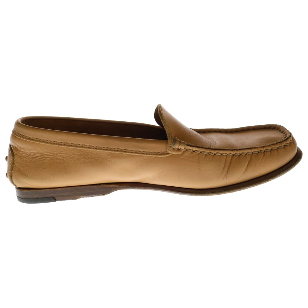 TOD'S(トッズ) レザー ローカット ドライビングシューズ ローファー ベージュ レディース