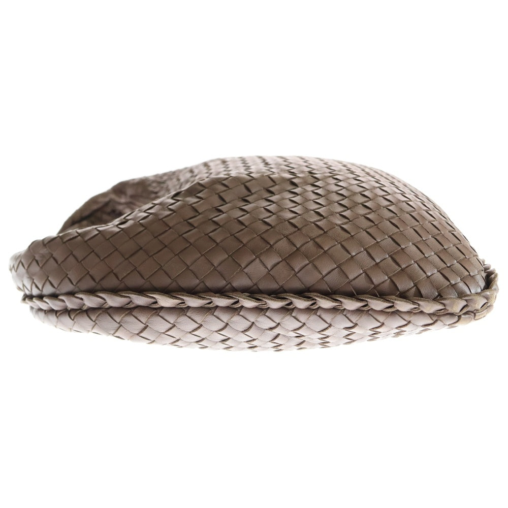 BOTTEGA VENETA(ボッテガヴェネタ) イントレチャート ホーボー ラムスキン レザー ハンド ワンショルダーバッグ ゴールド金具 ブラウン