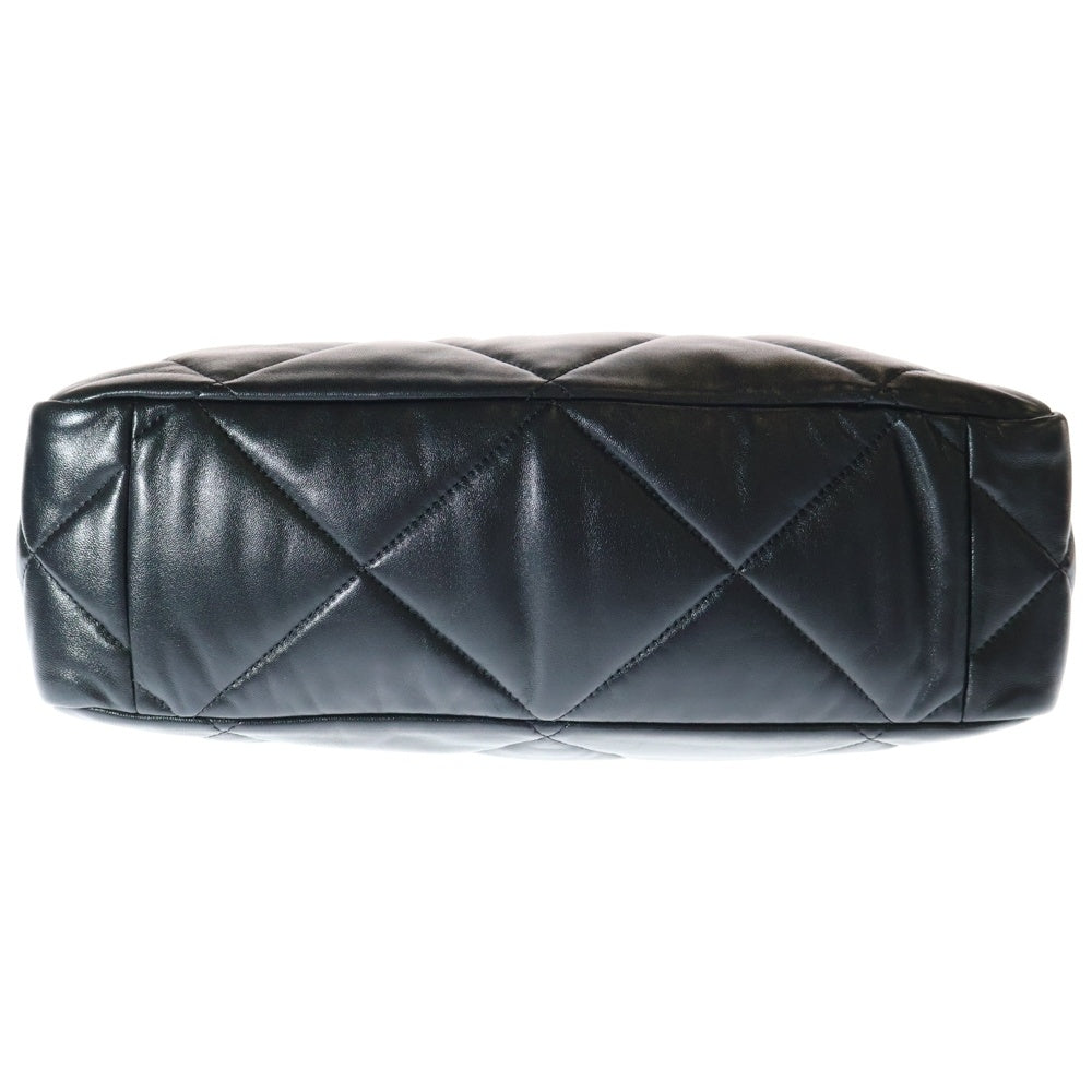 CHANEL(シャネル) シャネル19 ココマーク ラムスキン レザーチェーントートバッグ ブラック レディース AS3660