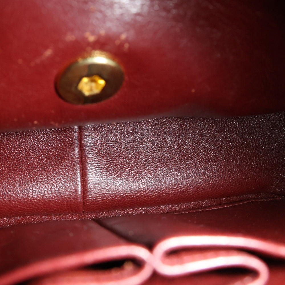 CHANEL(シャネル) ミニマトラッセ チェーンショルダーバッグ ブラック ラムスキン ゴールド金具