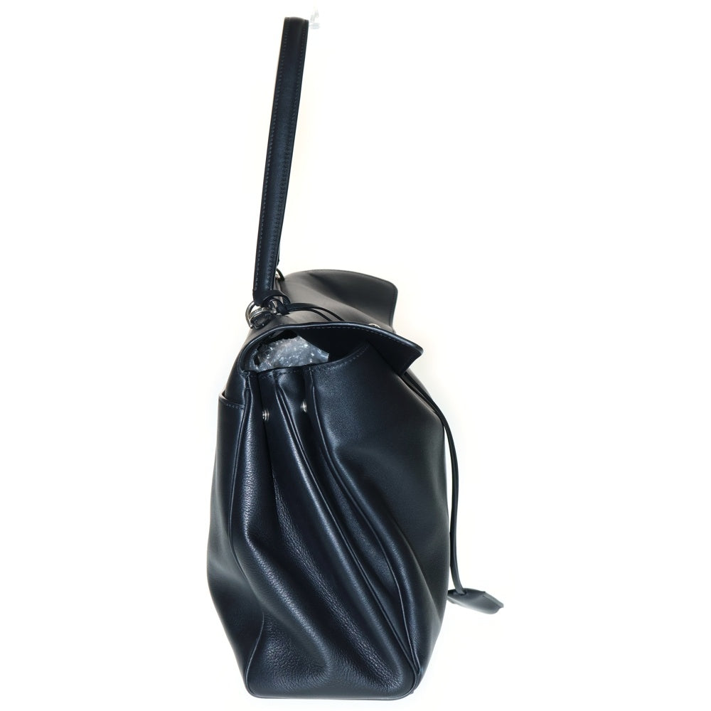 BALENCIAGA(バレンシアガ) Rodeo ロデオ ラージ ショルダーバッグ 2wayハンドバッグ トップハンドル ブラック レザー シルバー金具 789772