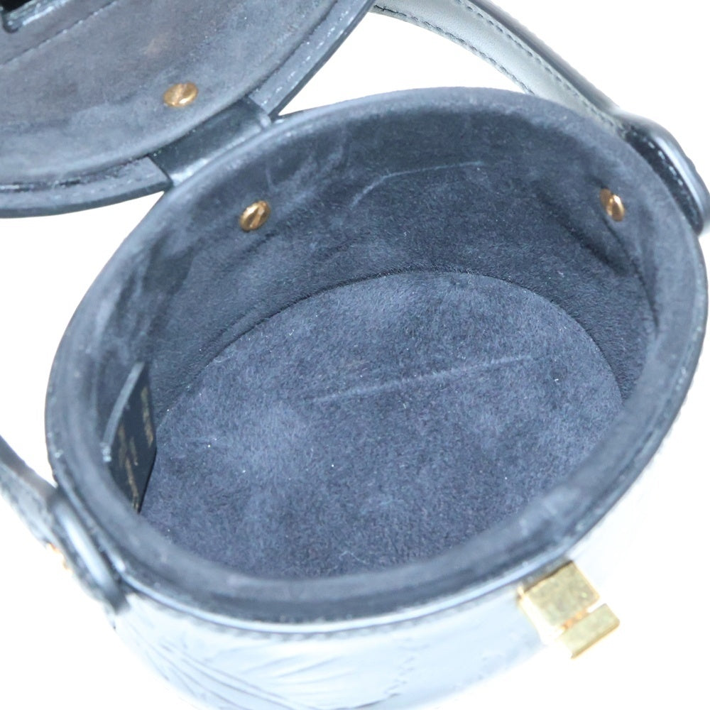 Christian Dior(クリスチャンディオール) CD Minaudiere Bag ミノディエール フラワー バニティ レザーハンドバッグ ブラック レディース