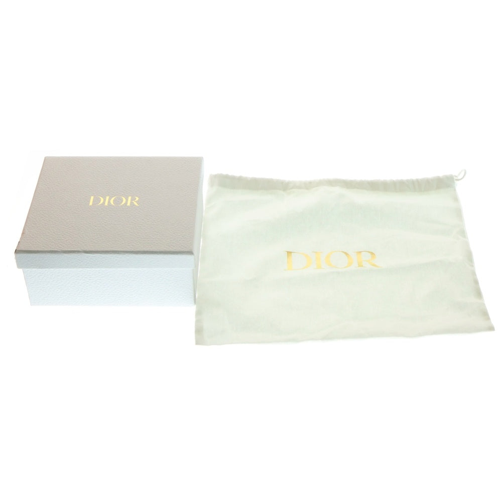 Christian Dior(クリスチャンディオール) CD Minaudiere Bag ミノディエール フラワー バニティ レザーハンドバッグ ブラック レディース