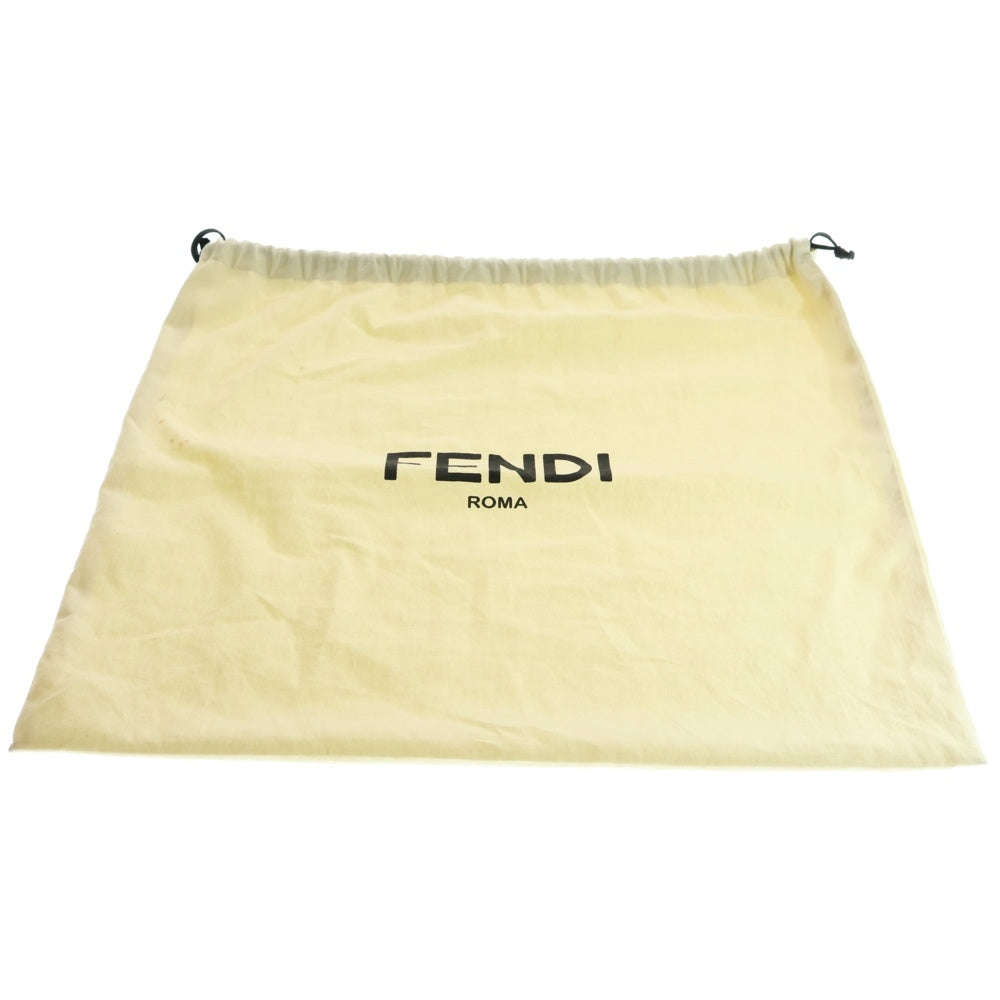 FENDI(フェンディ) ピーカブー ミディアム レザー 2WAY ハンド ショルダーバッグ シルバー金具 レッド/パープル