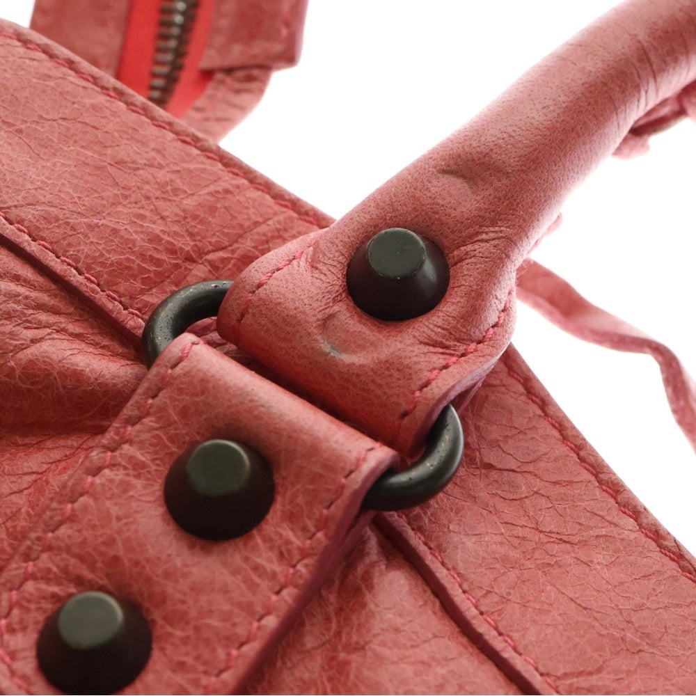 BALENCIAGA(バレンシアガ) ザファースト 2WAYバッグ ハンドバッグ ショルダーバッグ ピンク ゴールド金具
