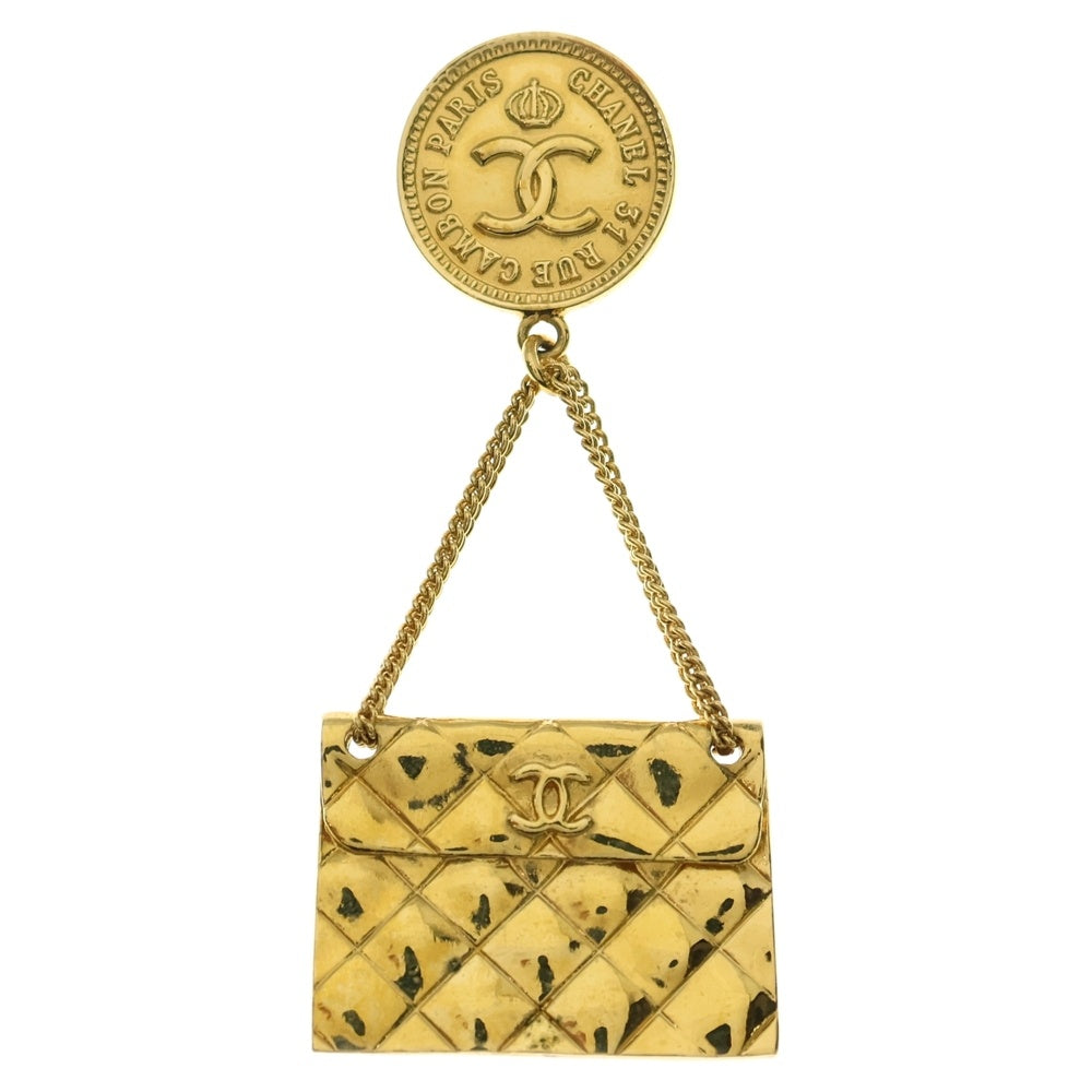 CHANEL(シャネル) マトラッセ ブローチ ピンバッジ チェーン ゴールド 95A GP