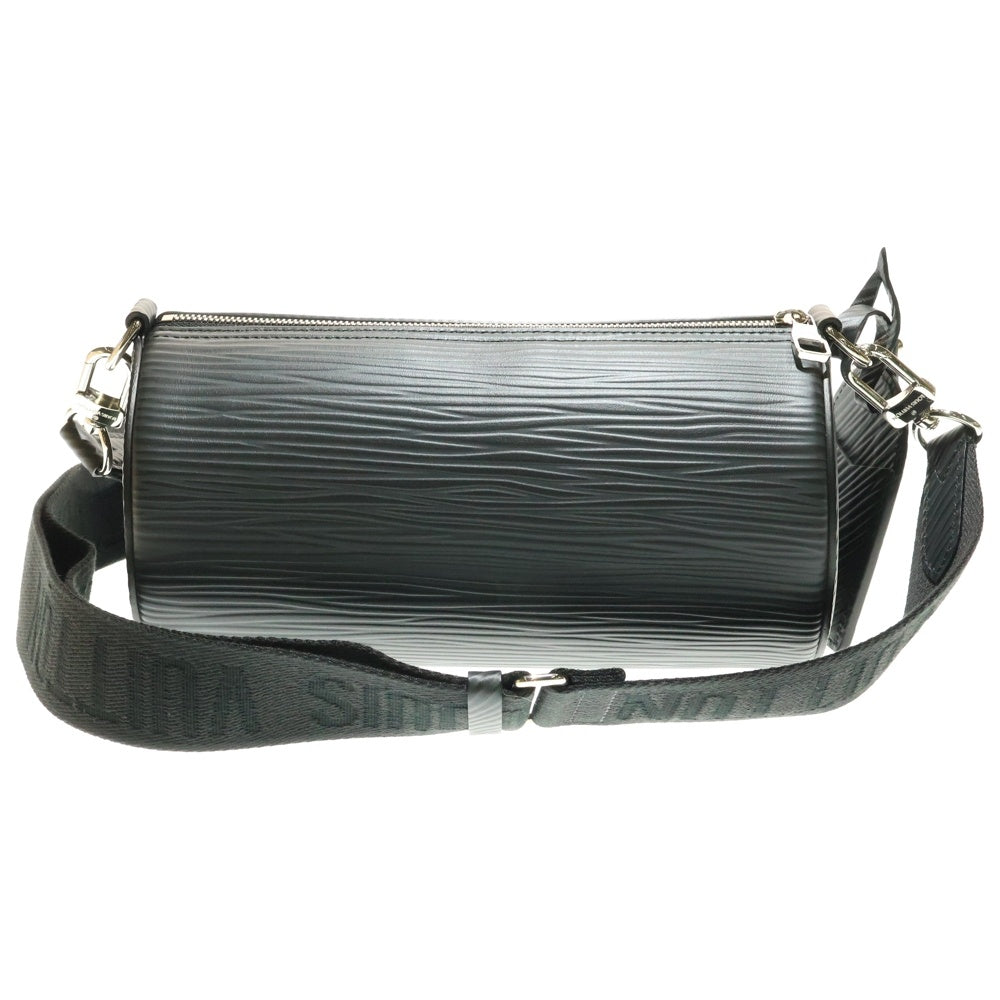 LOUIS VUITTON(ルイヴィトン) エピ ソフトポロションPM ショルダーバッグ ブラック シルバー金具 レザー M24324
