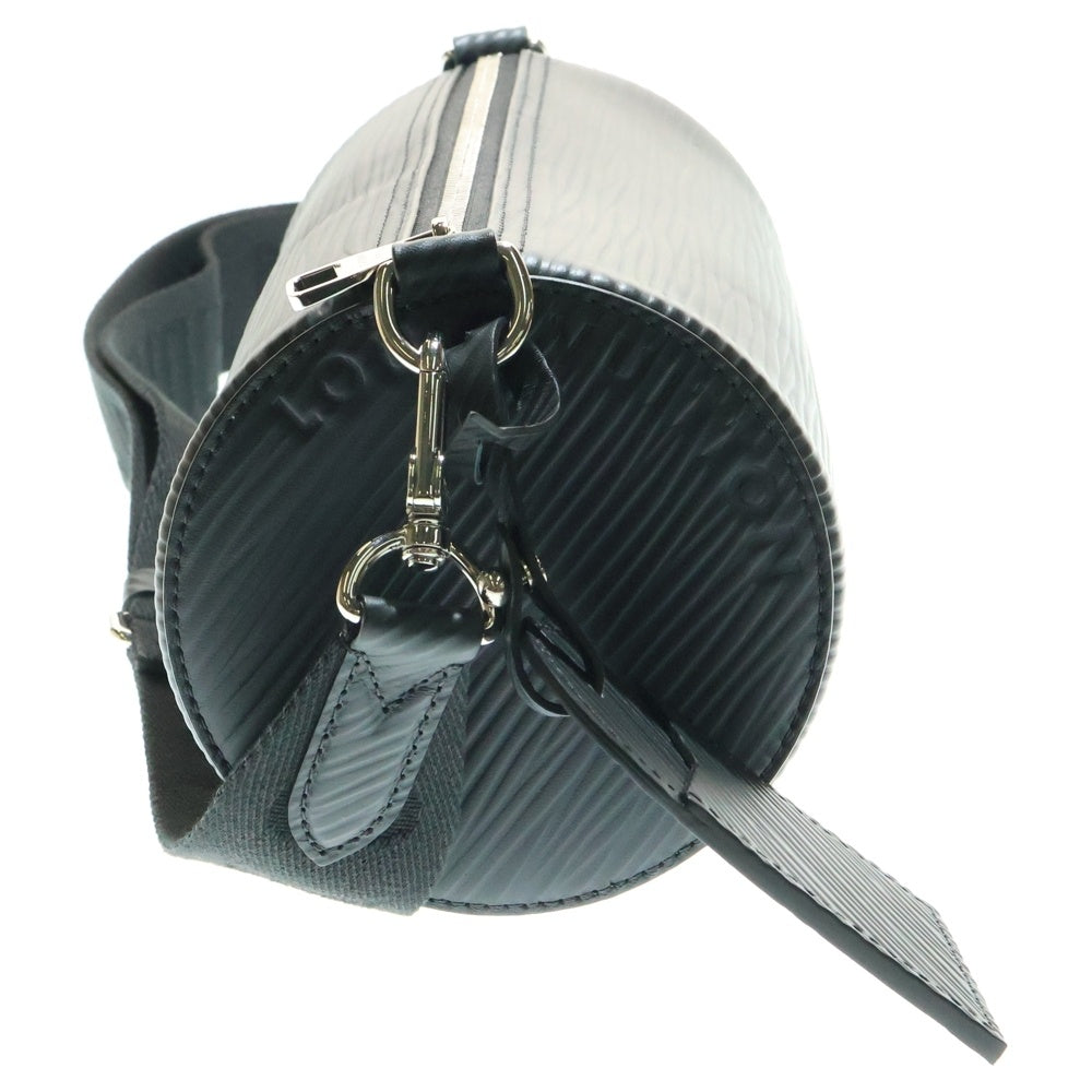 LOUIS VUITTON(ルイヴィトン) エピ ソフトポロションPM ショルダーバッグ ブラック シルバー金具 レザー M24324