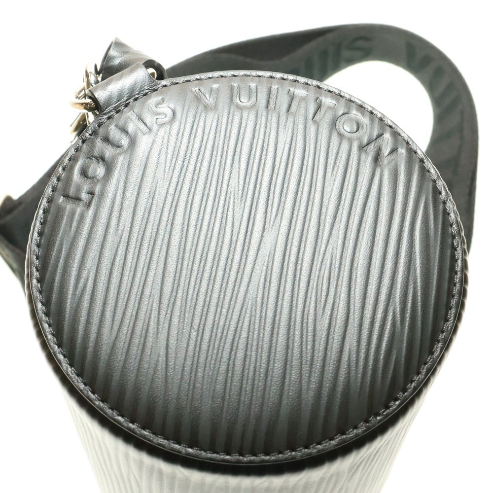 LOUIS VUITTON(ルイヴィトン) エピ ソフトポロションPM ショルダーバッグ ブラック シルバー金具 レザー M24324