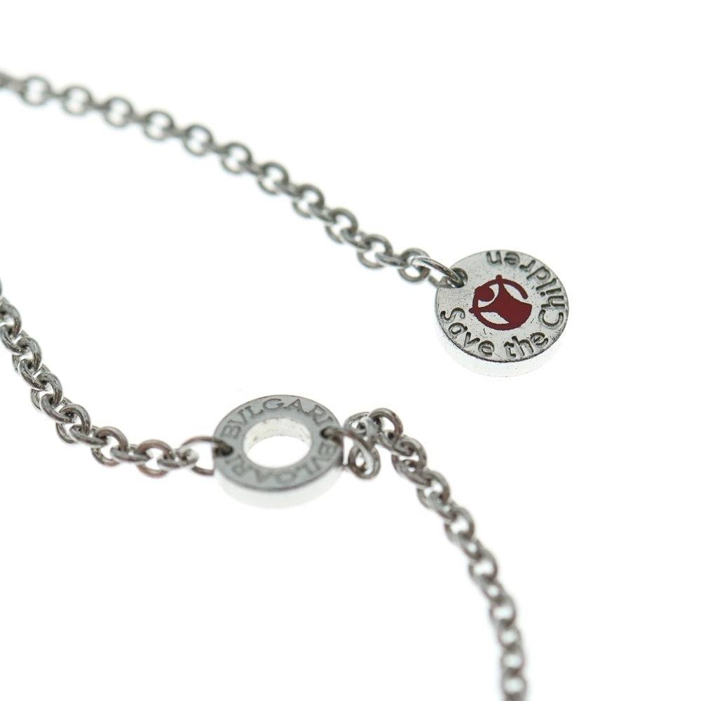 BVLGARI(ブルガリ) ビーゼロワン セーブ・ザ・チルドレン ネックレス ペンダント チェーン シルバー Ag925×セラミック