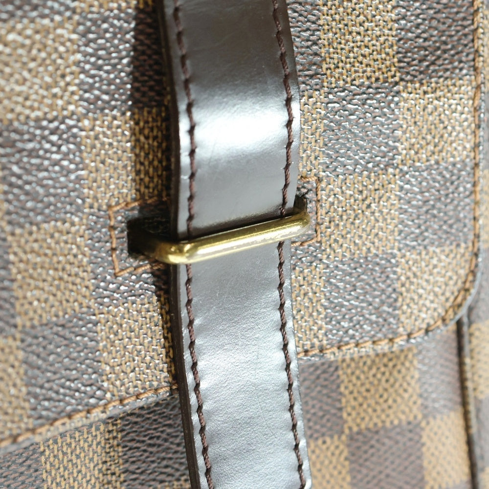 LOUIS VUITTON(ルイヴィトン) ダミエ ブロードウェイ ショルダーバッグ ブラウン ゴールド金具 レザー×PVC N42270