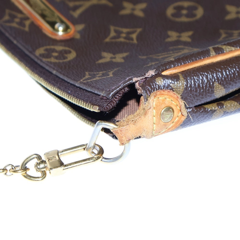 LOUIS VUITTON(ルイヴィトン) モノグラム エヴァ チェーンショルダーバッグ チェーンバッグ ゴールド金具 ブラウン PVC M95567