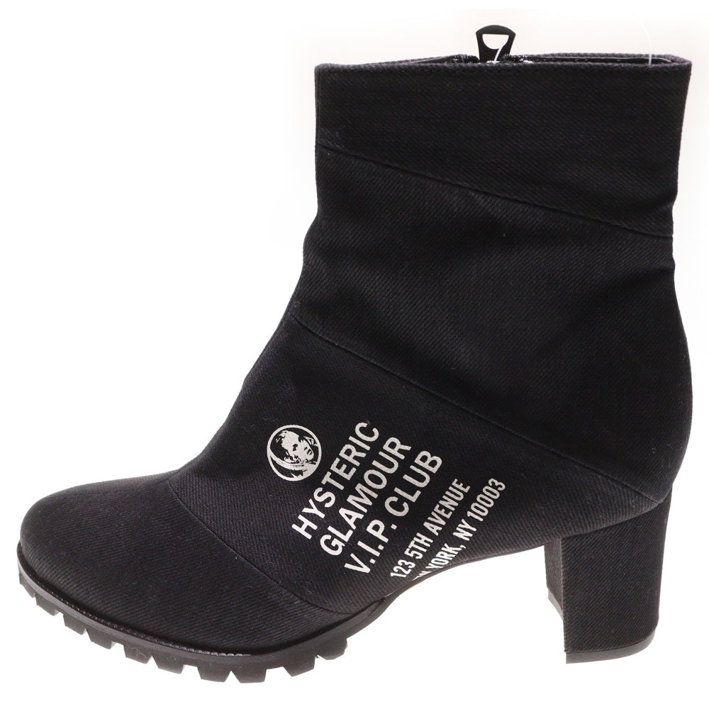 HYSTERIC GLAMOUR(ヒステリックグラマー) デニムパッチワークヒール 