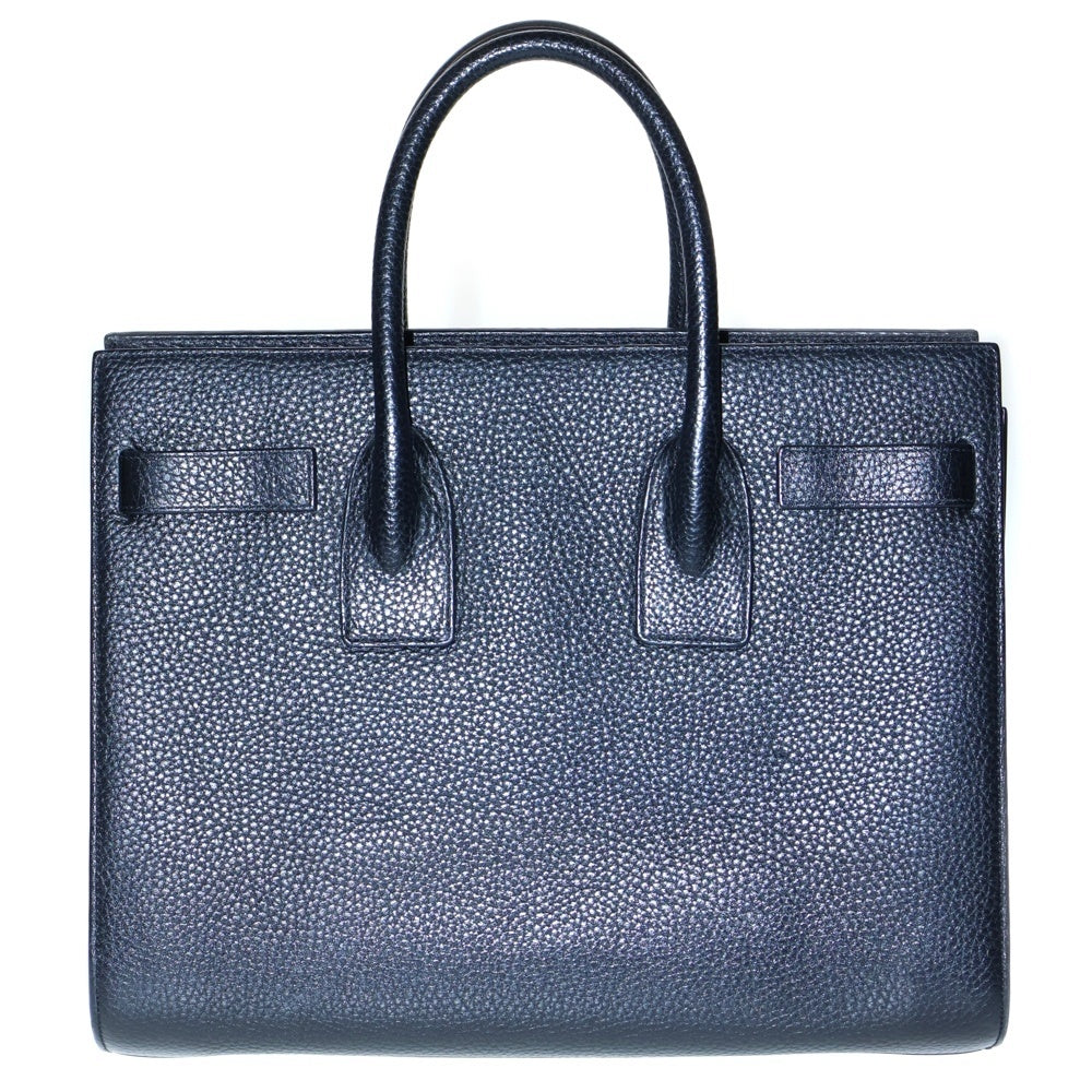 SAINT LAURENT PARIS(サンローランパリ) サックドジュール レギュラー 2WAYバッグ ハンドバッグ ショルダーバッグ トートバッグ ブラック レザー ゴールド金具