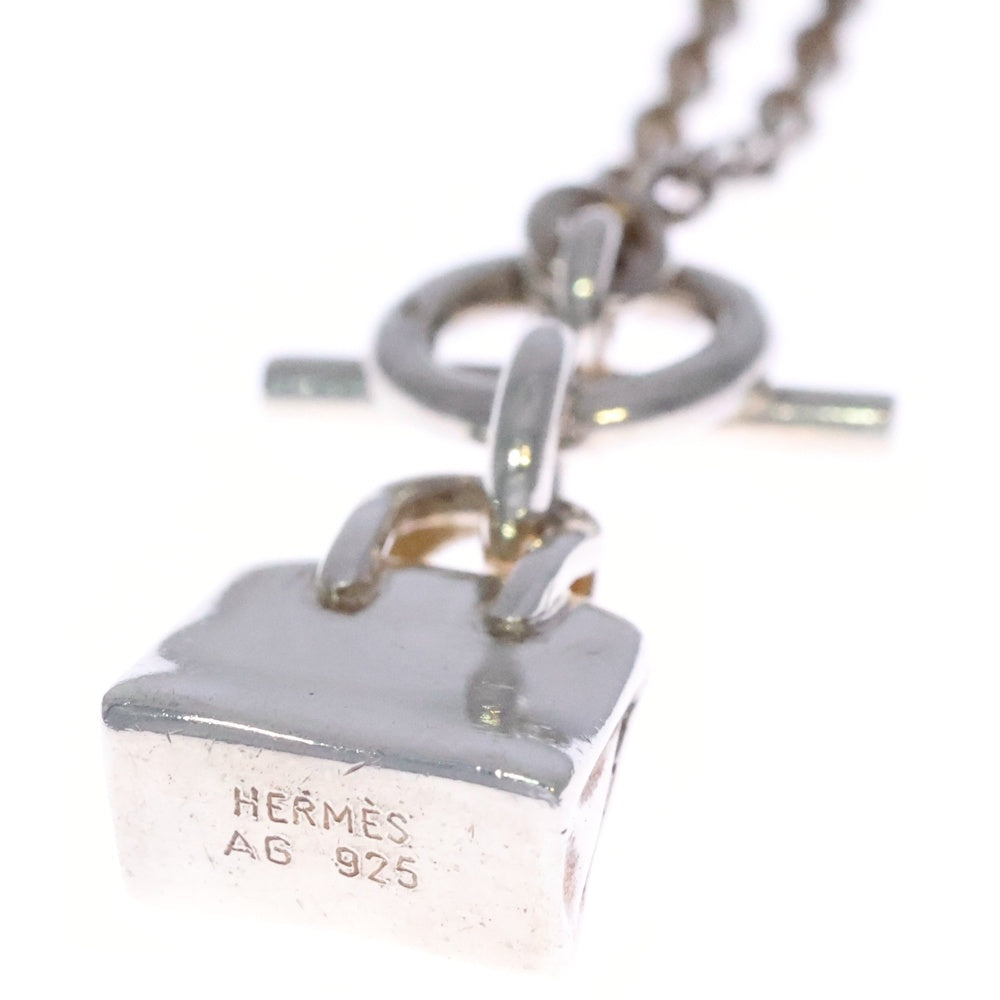 HERMES(エルメス) アミュレット バーキン ペンダント チェーン ネックレス シルバー
