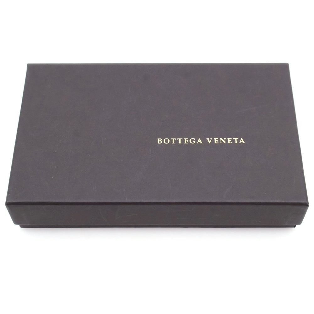 BOTTEGA VENETA(ボッテガヴェネタ) イントレチャート 長財布 ロングウォレット ネイビー レザー ゴールド金具