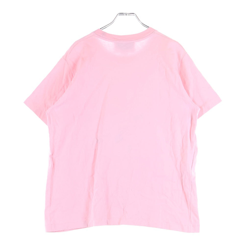 GUCCI(グッチ) 21SS ×Disney ドナルドダック ロゴ刺繍 クルーネック 半袖Tシャツ カットソー ピンク 580762