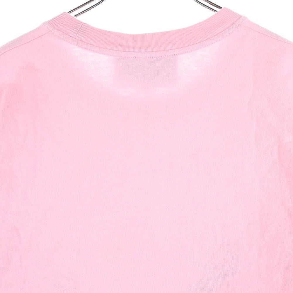 GUCCI(グッチ) 21SS ×Disney ドナルドダック ロゴ刺繍 クルーネック 半袖Tシャツ カットソー ピンク 580762